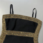 Strapless Sequin Bandage Midi Dress H6459