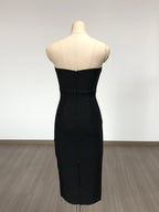 Strapless Sequin Bustier Midi Dress H6680