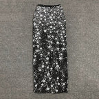 Strapless Sequin Embellished Maxi Dress H6355