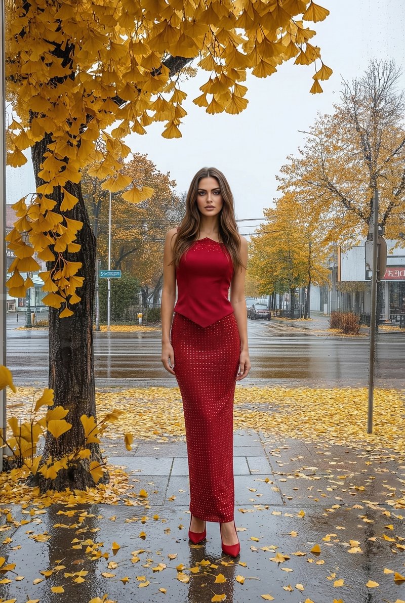 Strapless Sequin Mesh Mermaid Dress H7065