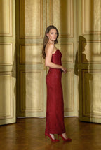 Strapless Sequin Mesh Mermaid Dress H7065