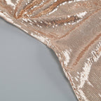 Strapless Sequin Wrap Maxi Dress H6058