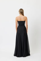 Strapless Sheer Panel Mermaid Gown H6572