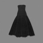 Strapless Sheer Panel Mermaid Gown H6572