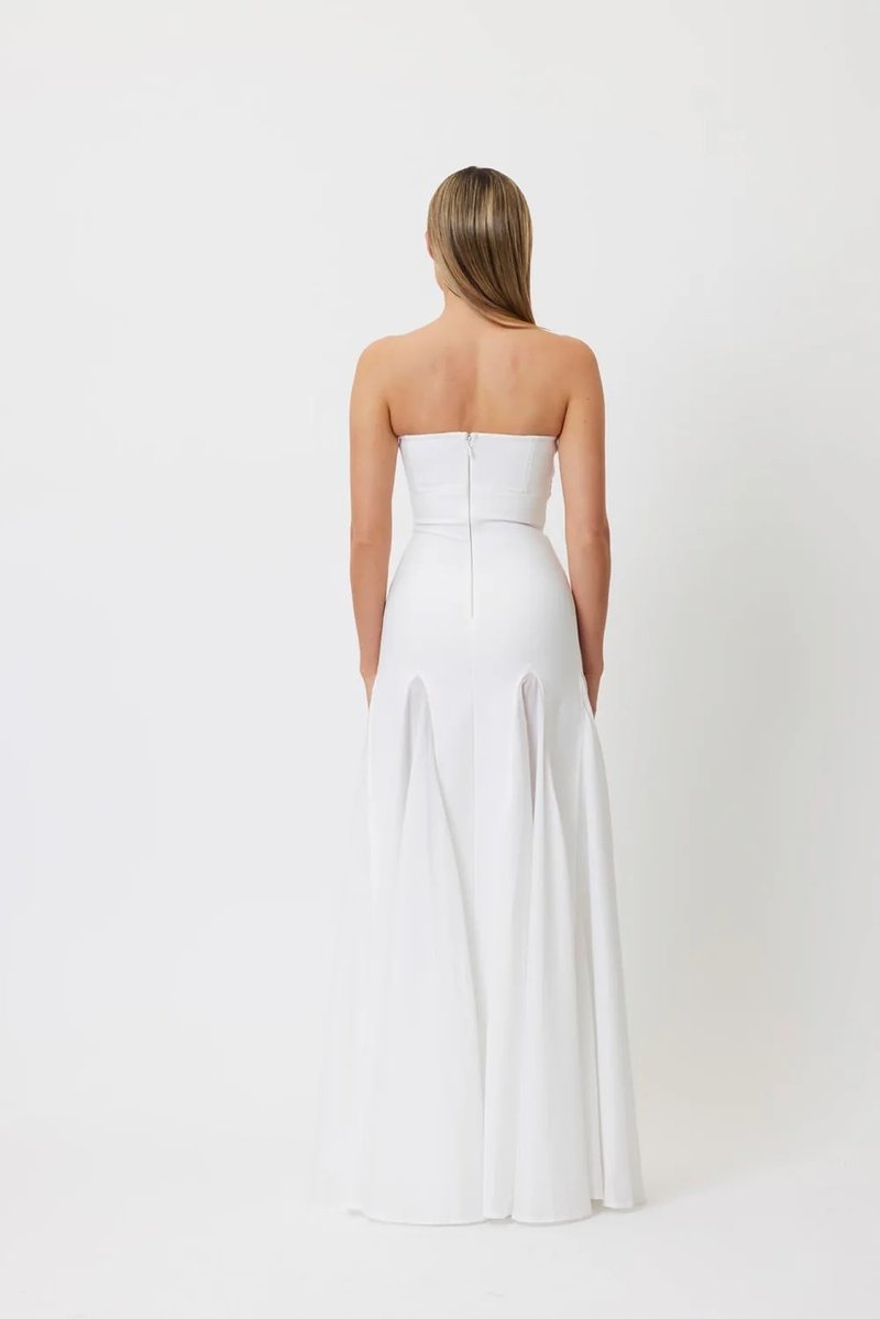 Strapless Sheer Panel Mermaid Gown H6572