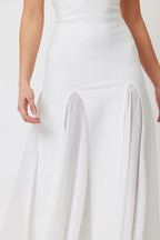 Strapless Sheer Panel Mermaid Gown H6572