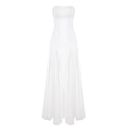 Strapless Sheer Panel Mermaid Gown H6572