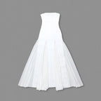 Strapless Sheer Panel Mermaid Gown H6572