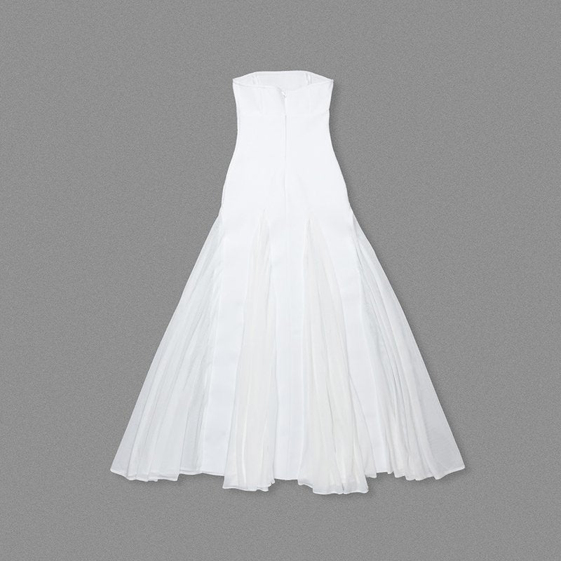 Strapless Sheer Panel Mermaid Gown H6572