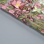 Strapless Sleeveless 3D Flower Embroidery Mesh Party Dress D26023