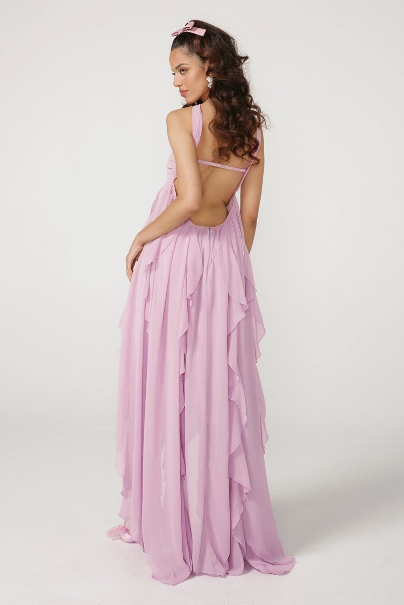 Strapless Starfish Embellished Maxi Dress H6830