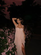Strapless Starfish Embellished Maxi Dress H6830