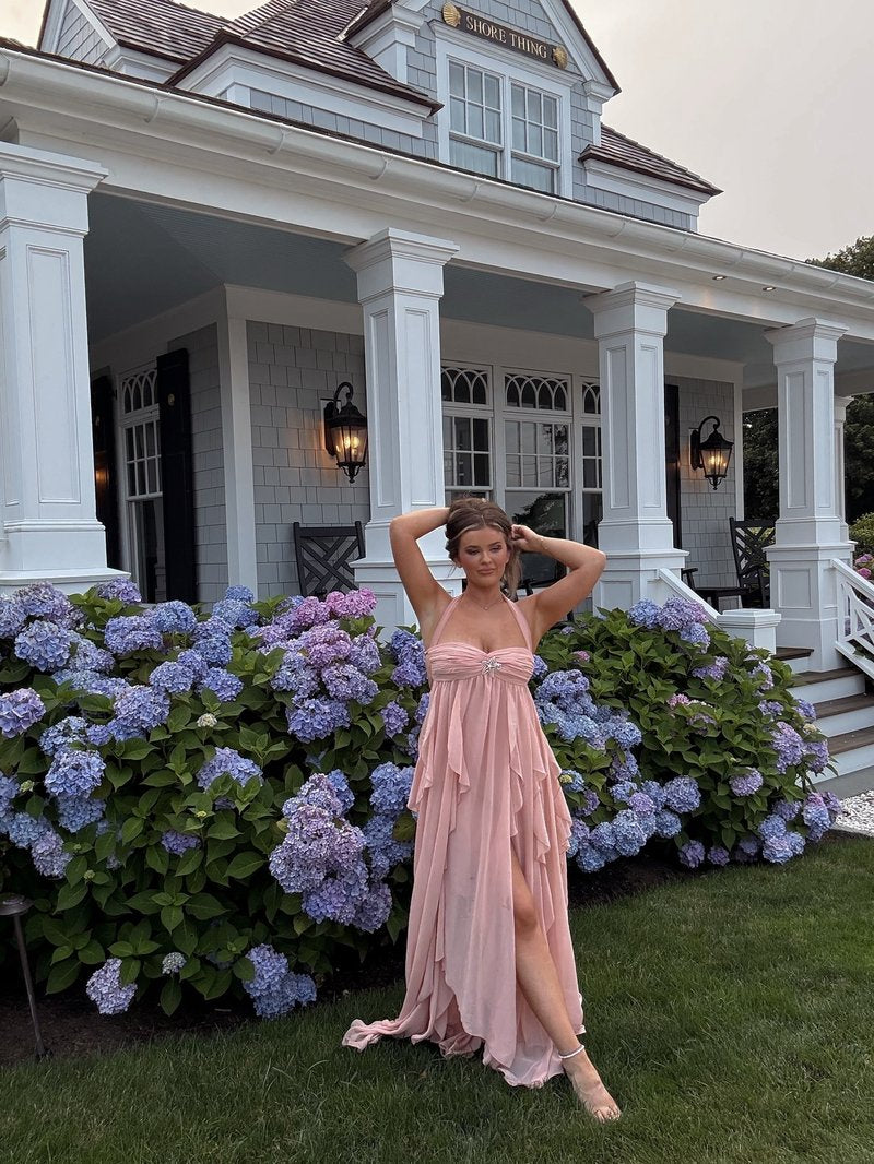 Strapless Starfish Embellished Maxi Dress H6830