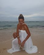 Strapless Starfish Embellished Maxi Dress H6830