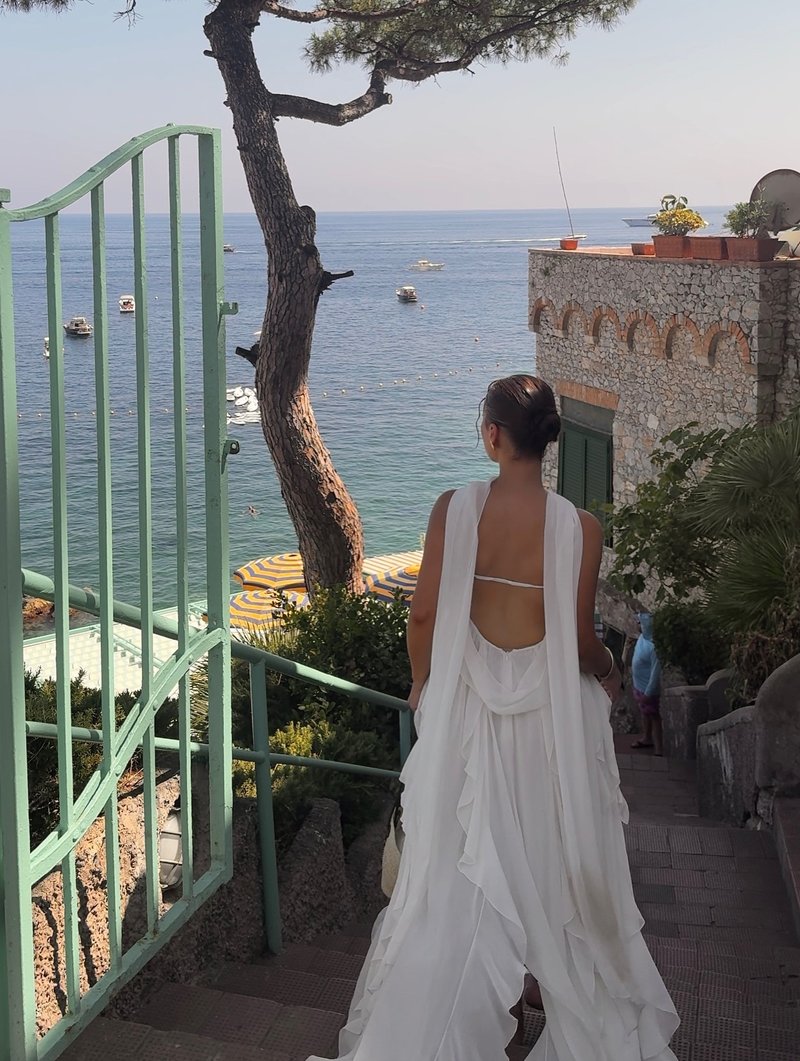 Strapless Starfish Embellished Maxi Dress H6830