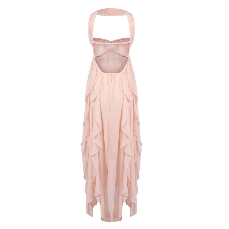 Strapless Starfish Embellished Maxi Dress H6830