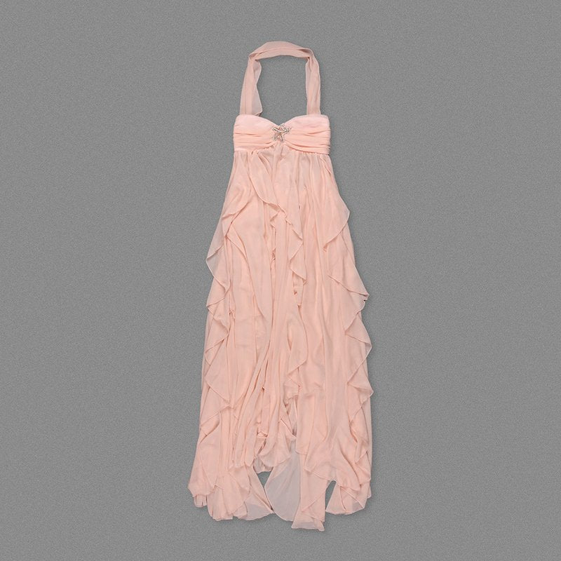 Strapless Starfish Embellished Maxi Dress H6830