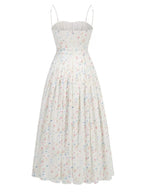 Strapless Structured White Midi Dress H6294