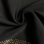 Strapless Stud Detail Crop Top & Skirt Set H6402