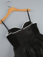 Strapless Tulle Hem Mini Dress H6288