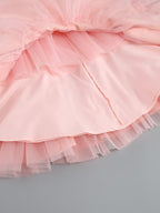 Strapless Tulle Hem Mini Dress H6288