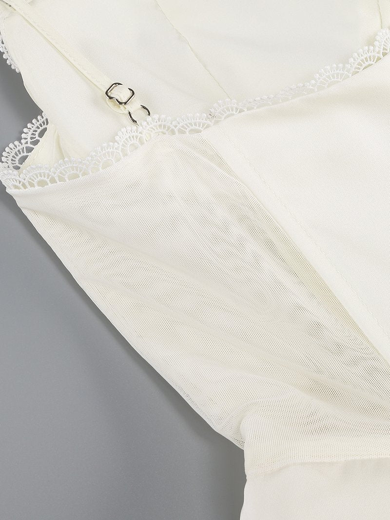 Strapless Tulle Hem Mini Dress H6288