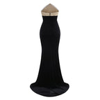 Strapless Two-Tone Mermaid Gown H6712