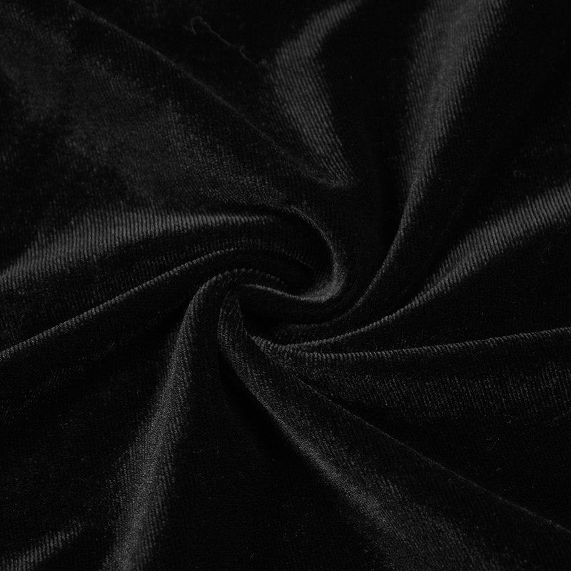 Strapless Velvet Embellished Gown H6177