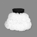 Strapless Velvet Ruffle Mini Dress H6641
