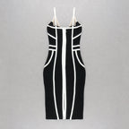 Strappy Cutout Purple Bandage Dress H4124