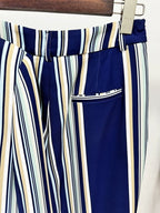 Striped Wide-Leg Suit Set H6501