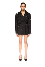 Trench Coat Dress with Belt and Boots H7115