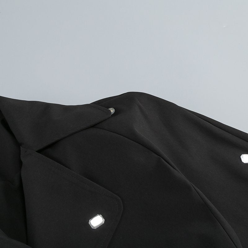 Trench Coat Dress with Belt and Boots H7115