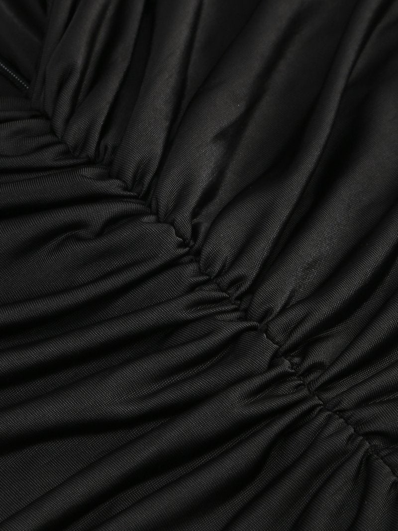 Twisted Knot Long Sleeve Maxi Dress H6685