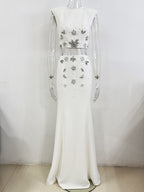 Two-Piece Embellished Mermaid Gown H7043