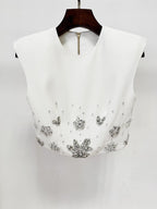 Two-Piece Embellished Mermaid Gown H7043