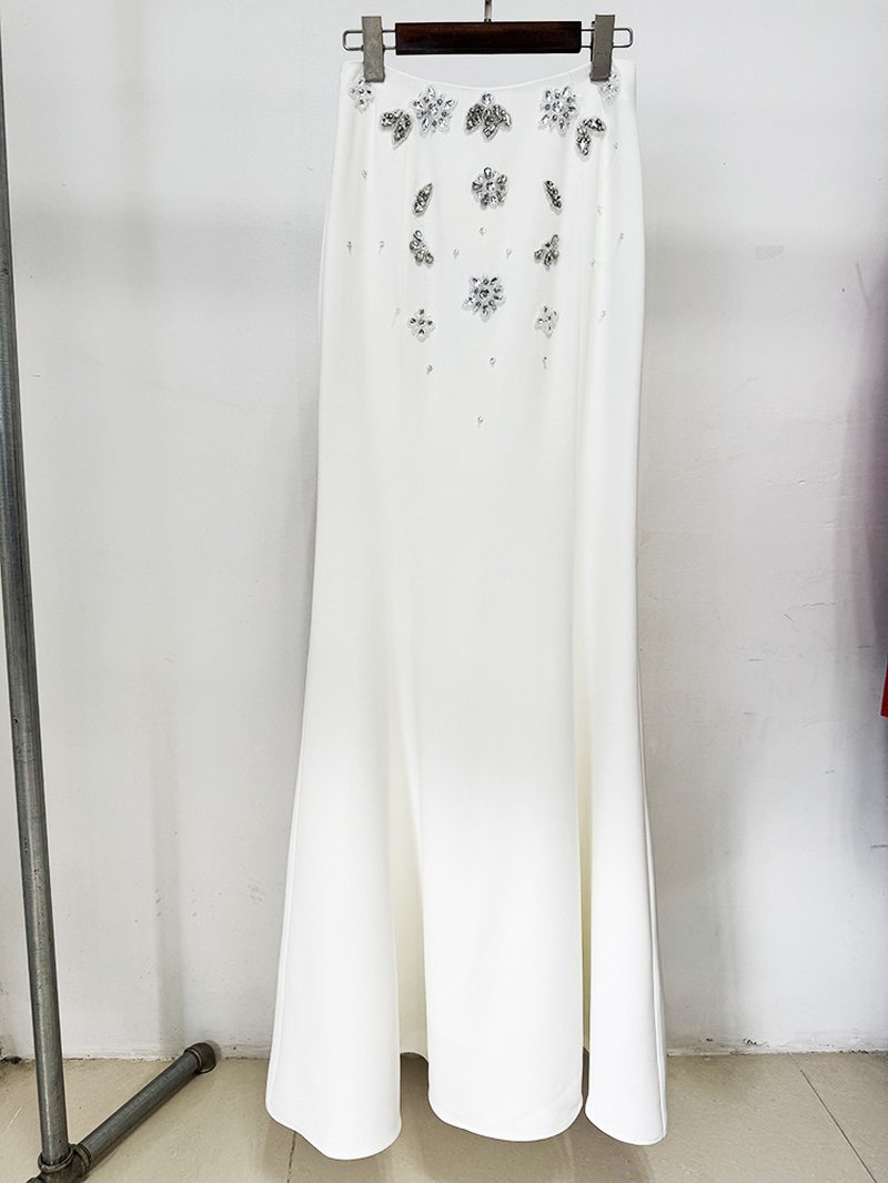 Two-Piece Embellished Mermaid Gown H7043