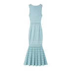 V-Neck Embellished Mermaid Gown H6775