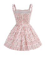 White Corset Strap Mini Dress H6290
