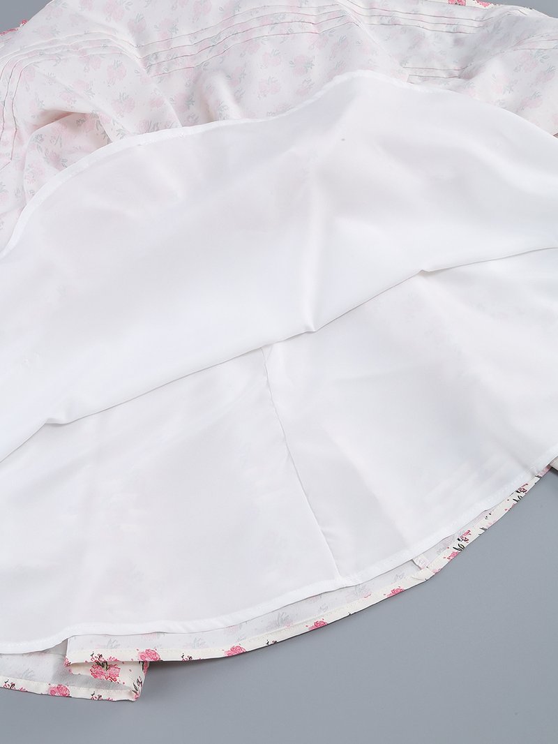 White Corset Strap Mini Dress H6290