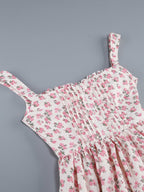 White Corset Strap Mini Dress H6290