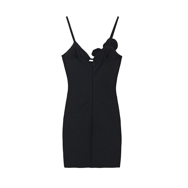 White Embellished Cut-Out Bodycon Dress H5460