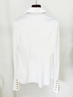 White Floral Peplum Mini Dress H6361