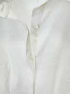White Floral Peplum Mini Dress H6361