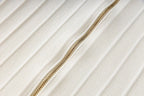 White Ribbed Knit Mini Dress with Shoulder Buttons H6299