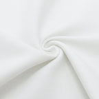 White Ruched Sheer Midi Dress H5795