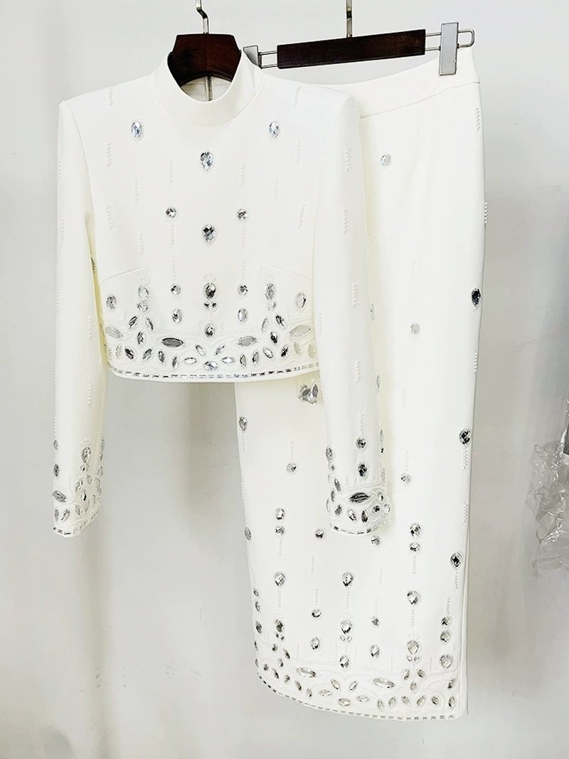Yellow Embellished Long Sleeve Midi Dress H6237