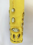 Yellow Embellished Two-Piece Mini Dress H6232